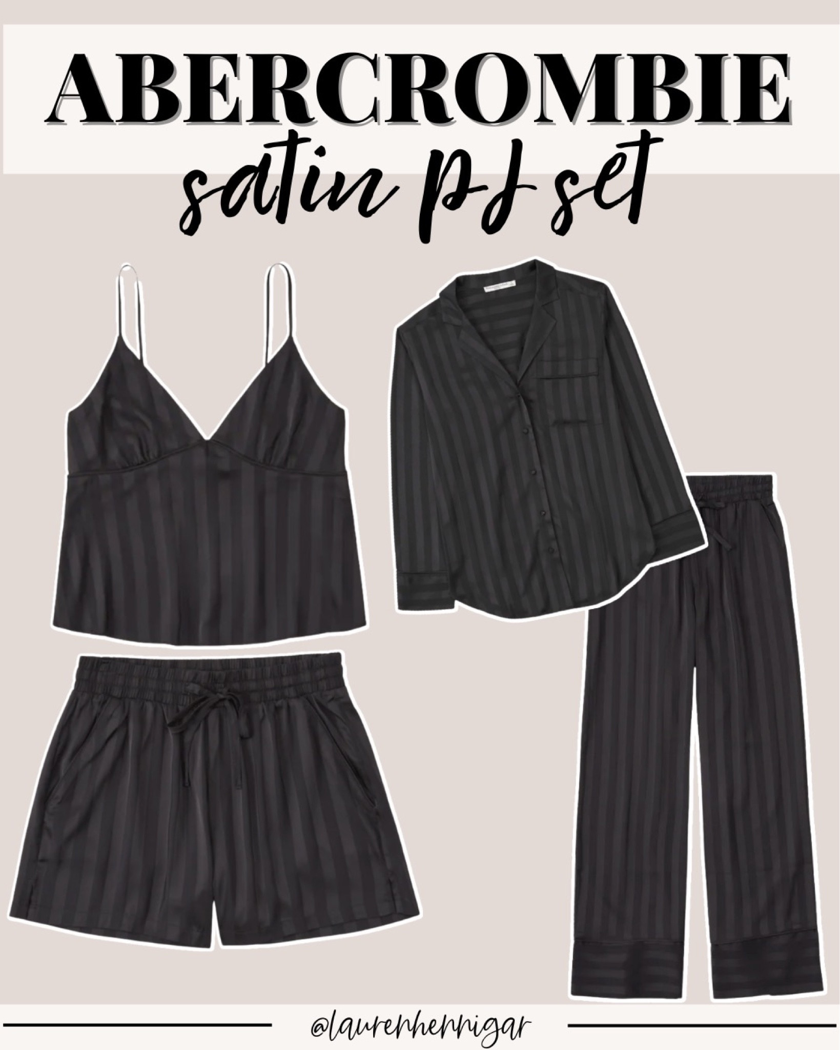 NEW ABERCROMBIE SATIN PJ SET #satinpajamas #abercrombie #abercrombienewarrivals #trendingfashion #pajamas

#LTKSeasonal #LTKstyletip #LTKHoliday