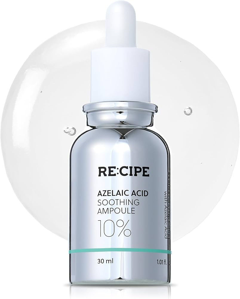 RECIPE Azelaic Acid 10 Soothing Ampoule - Soothing Serum, Facial Serum for Sensitive skin - Korea... | Amazon (US)