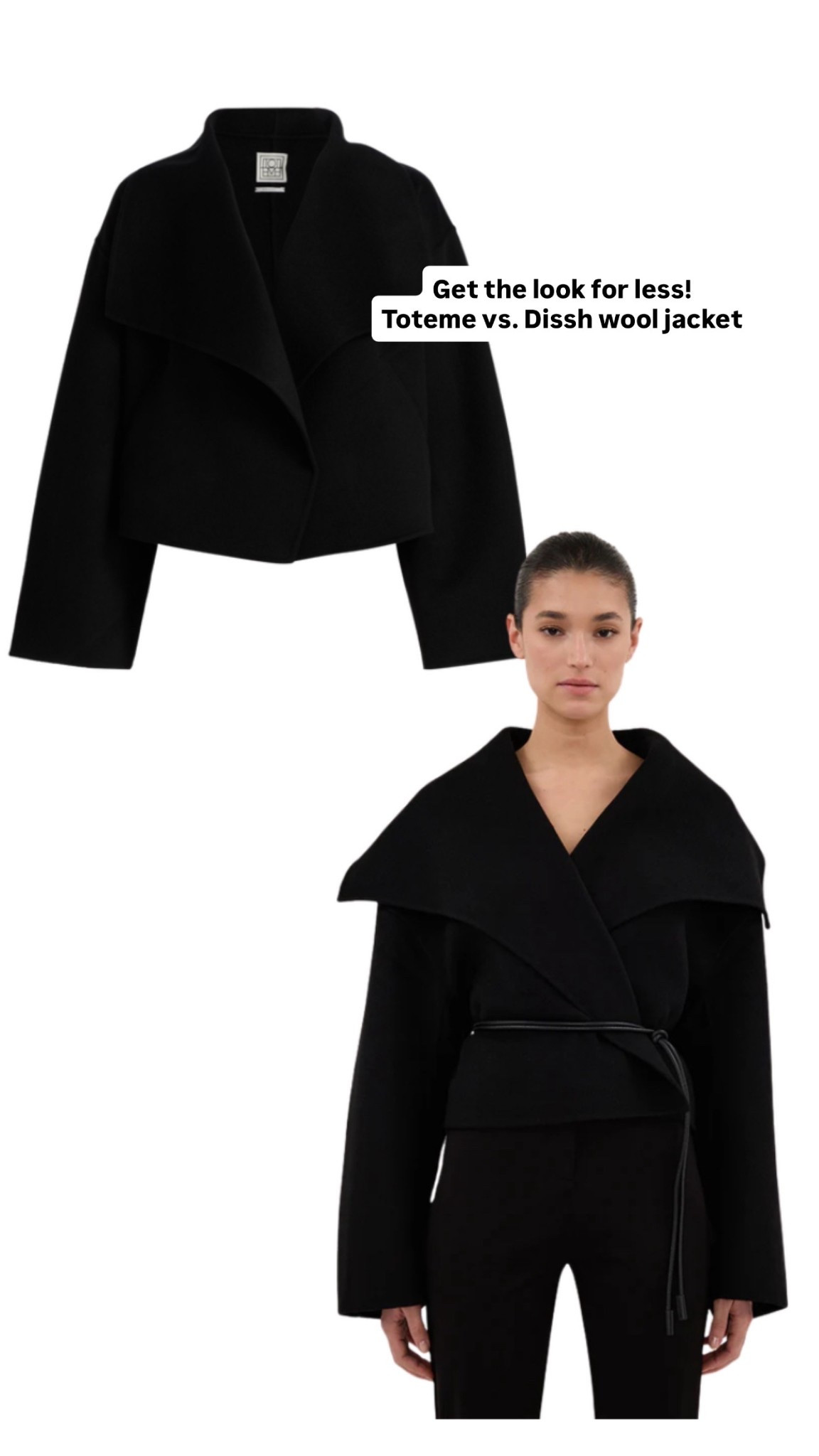 Been eyeing this Toteme wool jacket & this Dissh one is basically the same for a quarter of the price!  

#LTKCyberWeek #LTKSeasonal