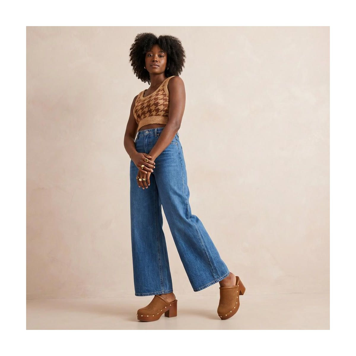 CUSHIONAIRE Guest Platform Clogs for Women, Heeled Faux Wood Mules with Studded Detailing and Mem... | Target