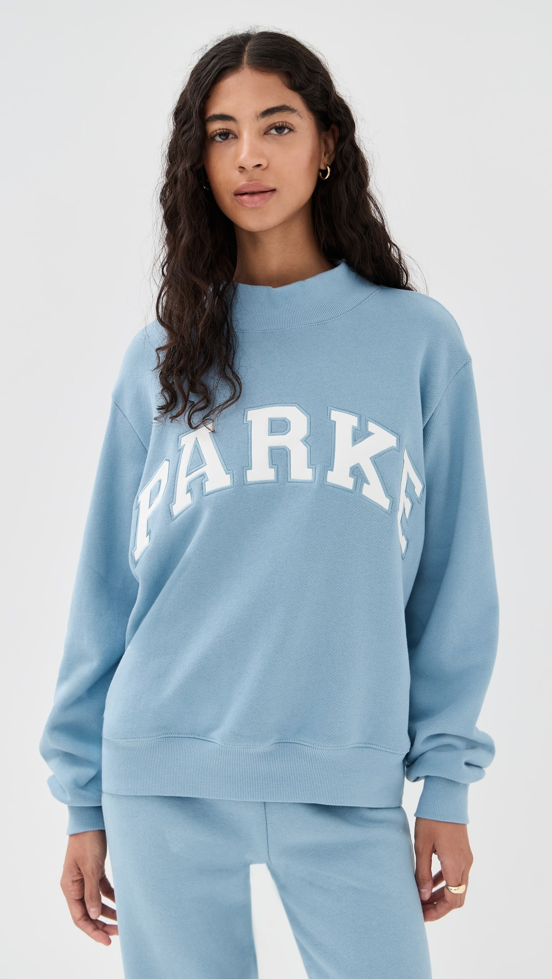 Varsity Mock Neck Sweatshirt | Shopbop