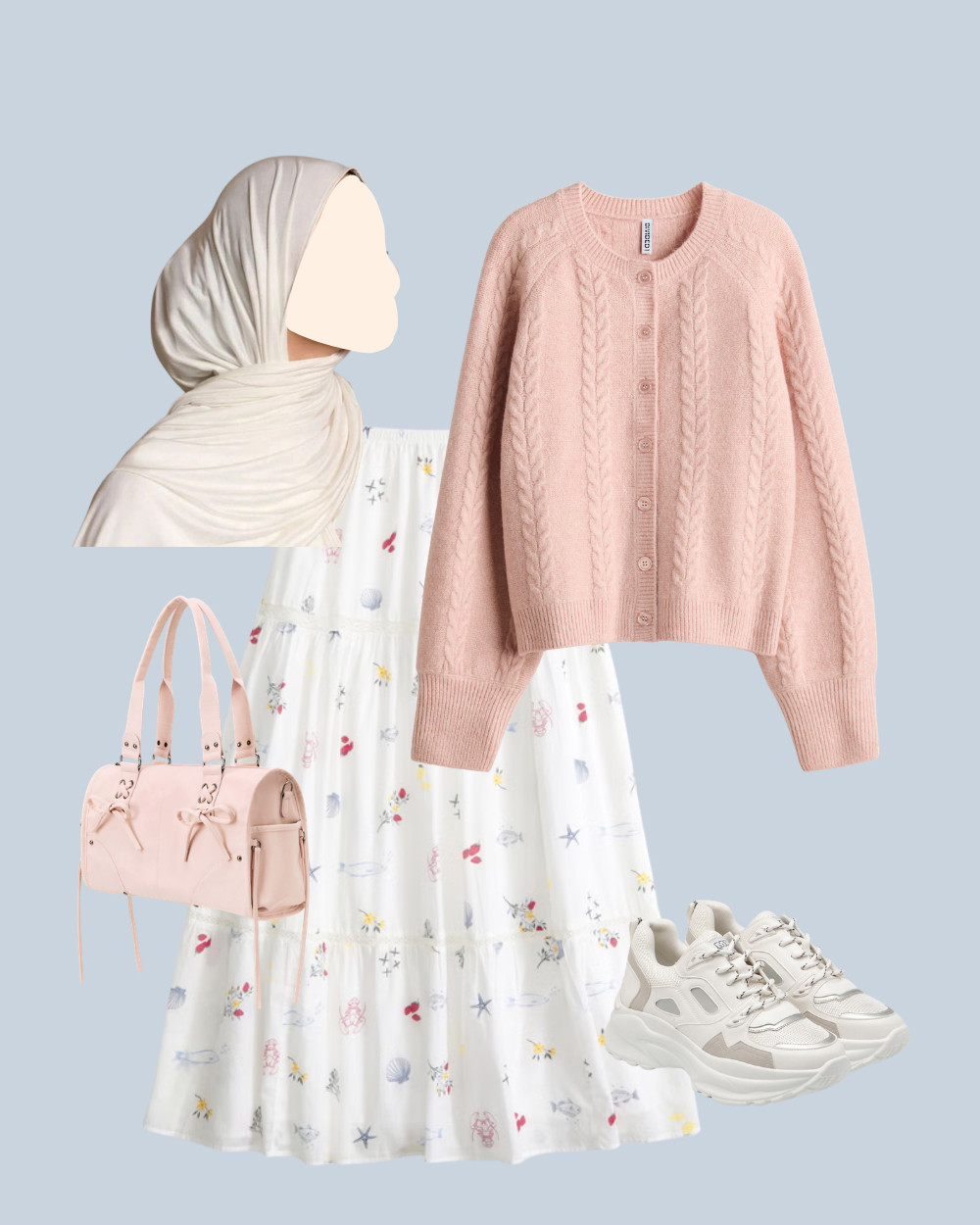 summer cute hijab look, cute hijab styles for this spring summer, modest summer hijab look 

 