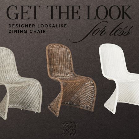 Get the designer dining chair look for less with this outdoor find!

Amazon, Rug, Home, Console, Amazon Home, Amazon Find, Look for Less, Living Room, Bedroom, Dining, Kitchen, Modern, Restoration Hardware, Arhaus, Pottery Barn, Target, Style, Home Decor, Summer, Fall, New Arrivals, CB2, Anthropologie, Urban Outfitters, Inspo, Inspired, West Elm, Console, Coffee Table, Chair, Pendant, Light, Light fixture, Chandelier, Outdoor, Patio, Porch, Designer, Lookalike, Art, Rattan, Cane, Woven, Mirror, Luxury, Faux Plant, Tree, Frame, Nightstand, Throw, Shelving, Cabinet, End, Ottoman, Table, Moss, Bowl, Candle, Curtains, Drapes, Window, King, Queen, Dining Table, Barstools, Counter Stools, Charcuterie Board, Serving, Rustic, Bedding, Hosting, Vanity, Powder Bath, Lamp, Set, Bench, Ottoman, Faucet, Sofa, Sectional, Crate and Barrel, Neutral, Monochrome, Abstract, Print, Marble, Burl, Oak, Brass, Linen, Upholstered, Slipcover, Olive, Sale, Fluted, Velvet, Credenza, Sideboard, Buffet, Budget Friendly, Affordable, Texture, Vase, Boucle, Stool, Office, Canopy, Frame, Minimalist, MCM, Bedding, Duvet, Looks for Less

#LTKstyletip #LTKhome #LTKSeasonal