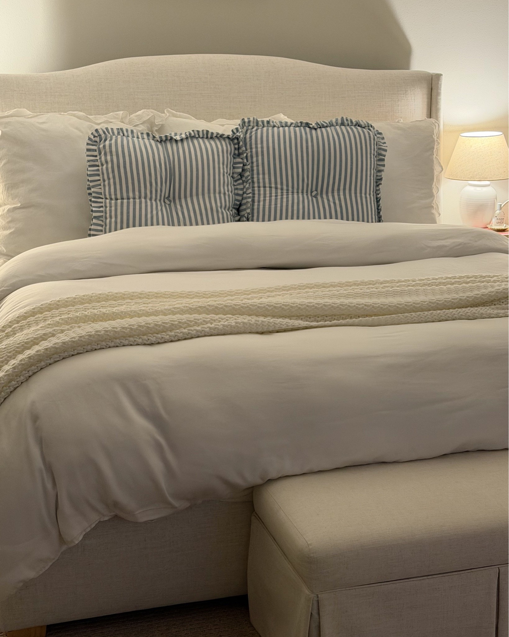 bedding details! trust me i have the comfiest bed in the world ☁️

#LTKHome #LTKmorningroutine #LTKdayinmylife
