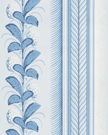 Schumacher Hydrangea Drape 27' L x 27" W Smooth Wallpaper Roll | Wayfair North America
