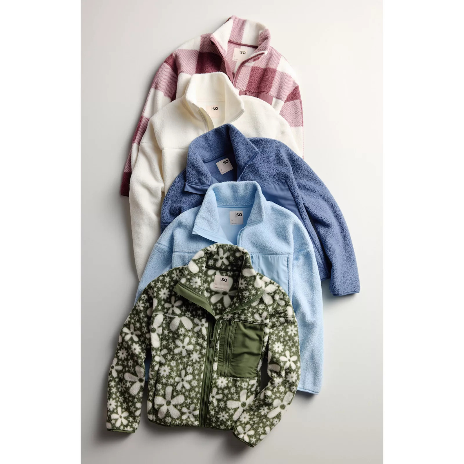 Juniors' SO® Full-Zip Pocket Teddy Fleece Jacket | Kohl's