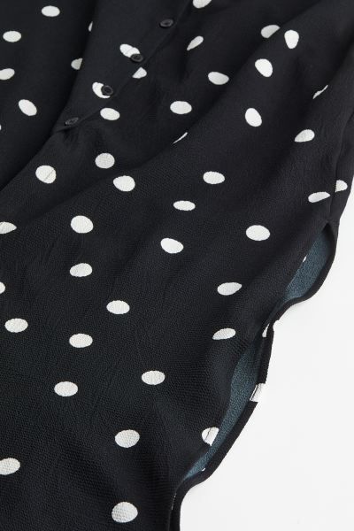 Button-front Crêped Dress | H&M (US)