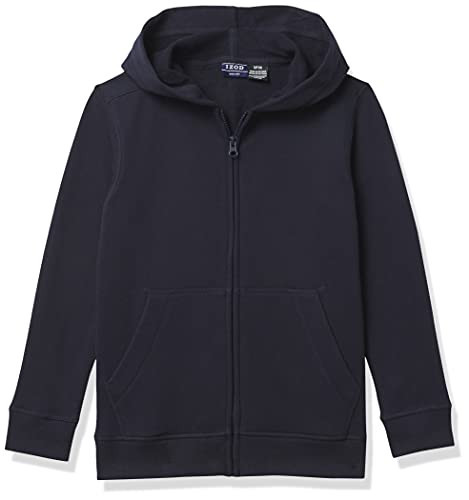 IZOD Big Boys Fleece Zip-Up Hoodie Sweatshirt, Navy, 8 | Amazon (US)