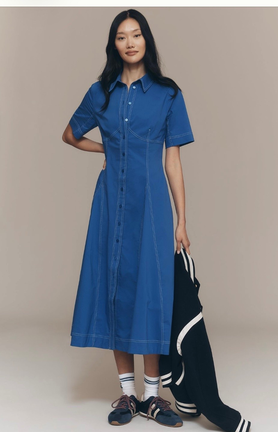 This cute Jean dress from Anthropologie is 40% off. Also, comes in black 
#anthrosake .5anthropologie #sale #mystyle #over50 #over60 #jeandress #salealert 

#LTKootd #LTKWorkwear #LTKOver40