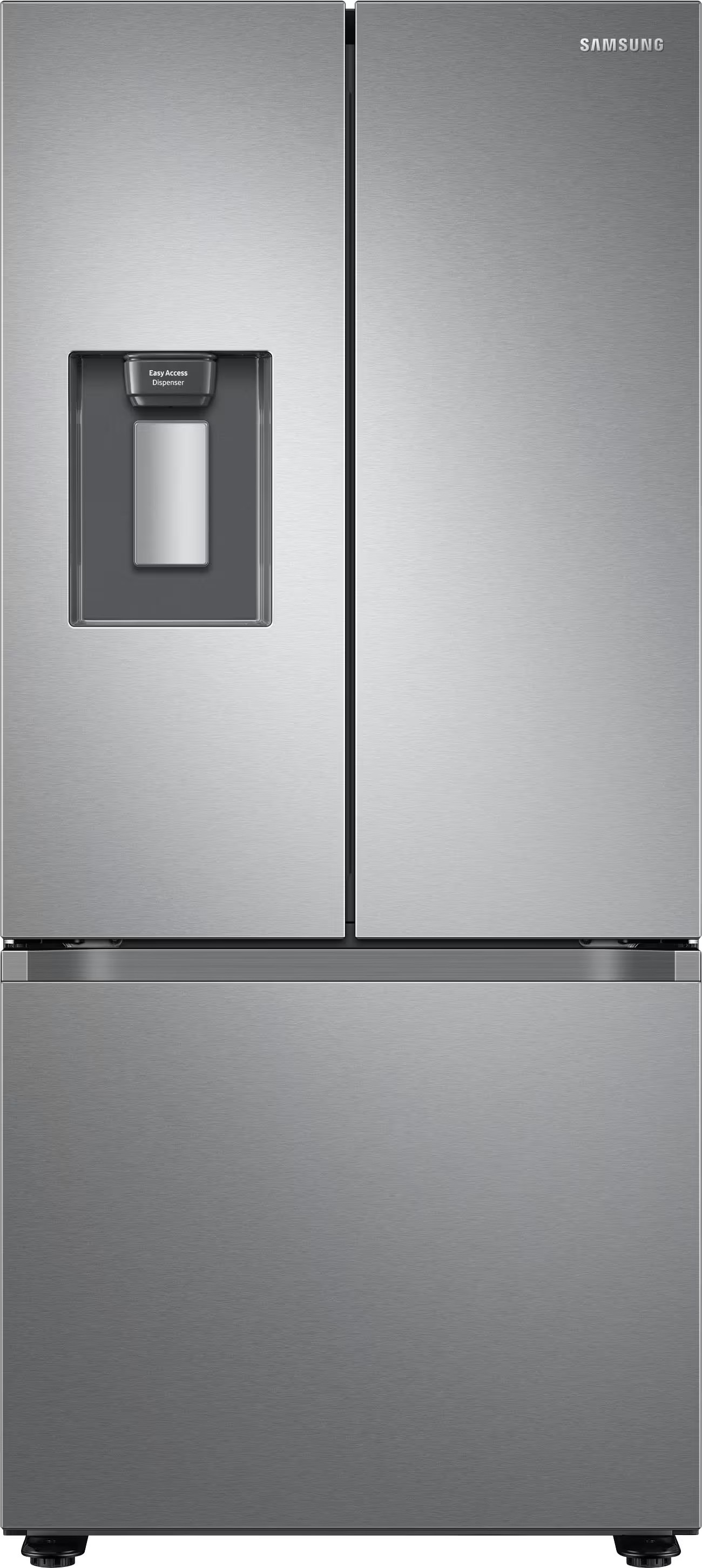 Samsung - 22 cu. ft. 3-Door French Door Smart Refrigerator with External Water Dispenser - Stainless Steel | Best Buy U.S.