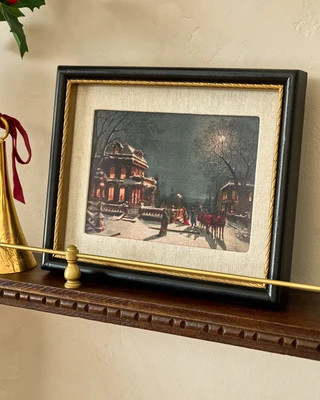Silent Night's Glow Framed Print | Magnolia