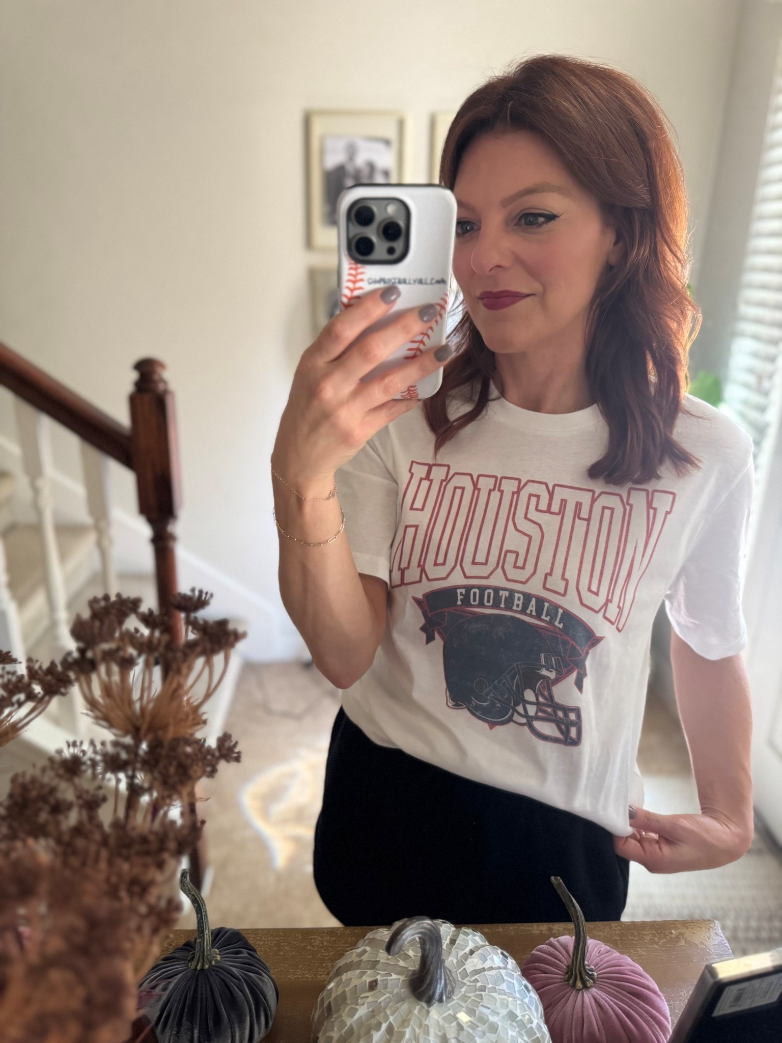 For Htown football fans. Wearing medium. 

#LTKActive #LTKSeasonal #LTKFindsUnder50