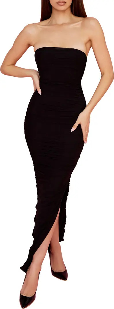 Sofia Strapless Ruched Gown | Nordstrom