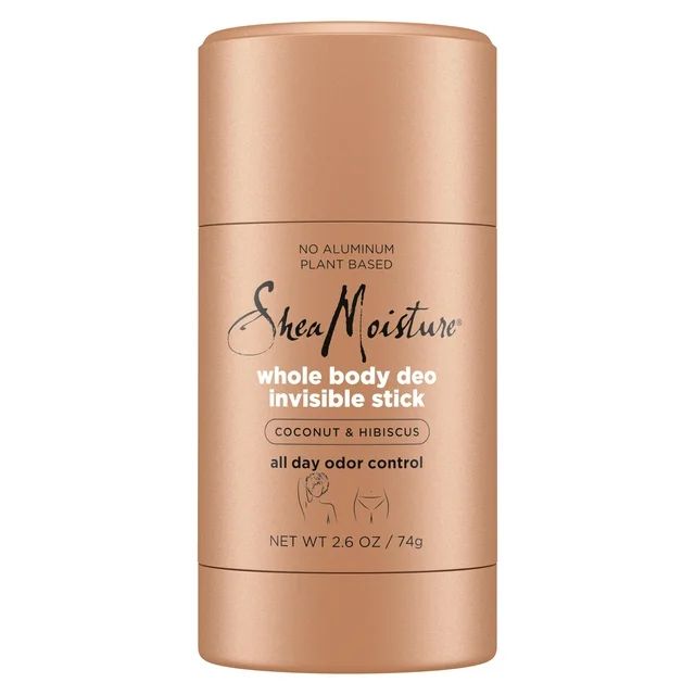 SheaMoisture Plant Based Women's Whole Body Invisible Deo Stick, Coconut & Hibiscus, 2.6 oz | Walmart (US)