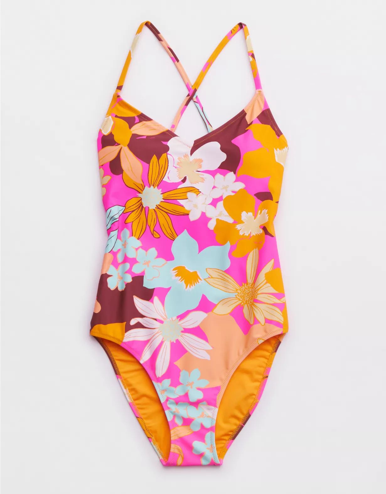 Aerie Strappy Back One Piece Swimsuit | Aerie