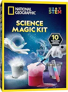 NATIONAL GEOGRAPHIC Magic Chemistry Set – Science Kit for Kids with 10 Amazing Magic Tricks, ST... | Amazon (US)
