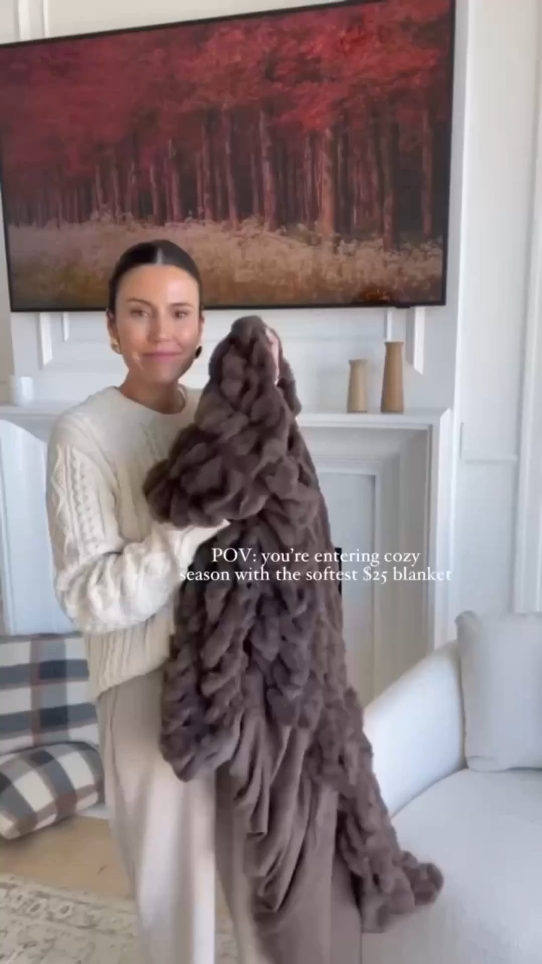 A cute blanket that doubles as decor! The only thing better is it’s $35 🤩 

#LTKFindsUnder50 #LTKStyleTip #LTKHome