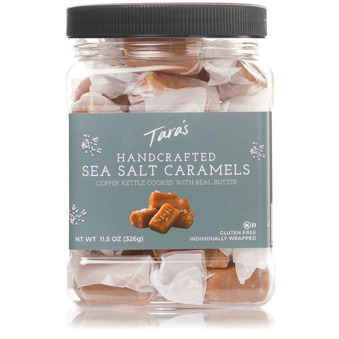 Tara's All Natural Handcrafted Gourmet Sea Salt Caramel: Small Batch, Kettle Cooked, Creamy & Ind... | Amazon (US)