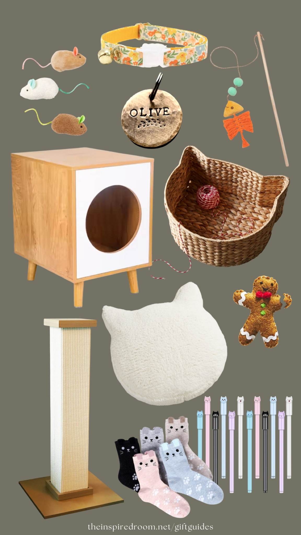 Gift guide for cats and cat lovers 🤍find more ideas in our gift guides at theinspiredroom.net/giftguides 🎁

#LTKGiftGuide #LTKHoliday #LTKfamily