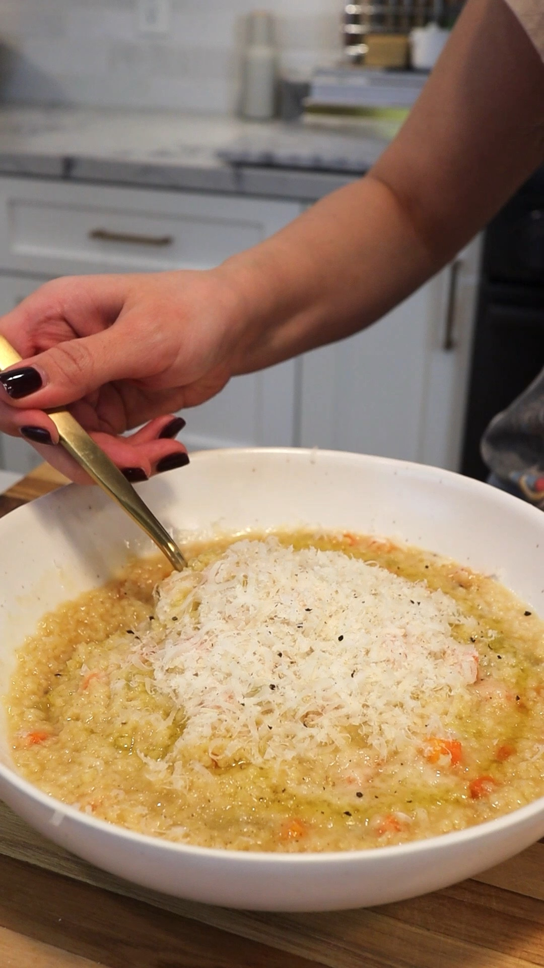Shop the video 🍝🤍 Graphic tee, olive oil dispenser, jeans, red wine glass 

#LTKFindsUnder100 #LTKHome