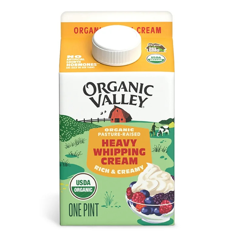 Organic Valley Organic Heavy Whipping Cream, 16 fl oz | Walmart (US)