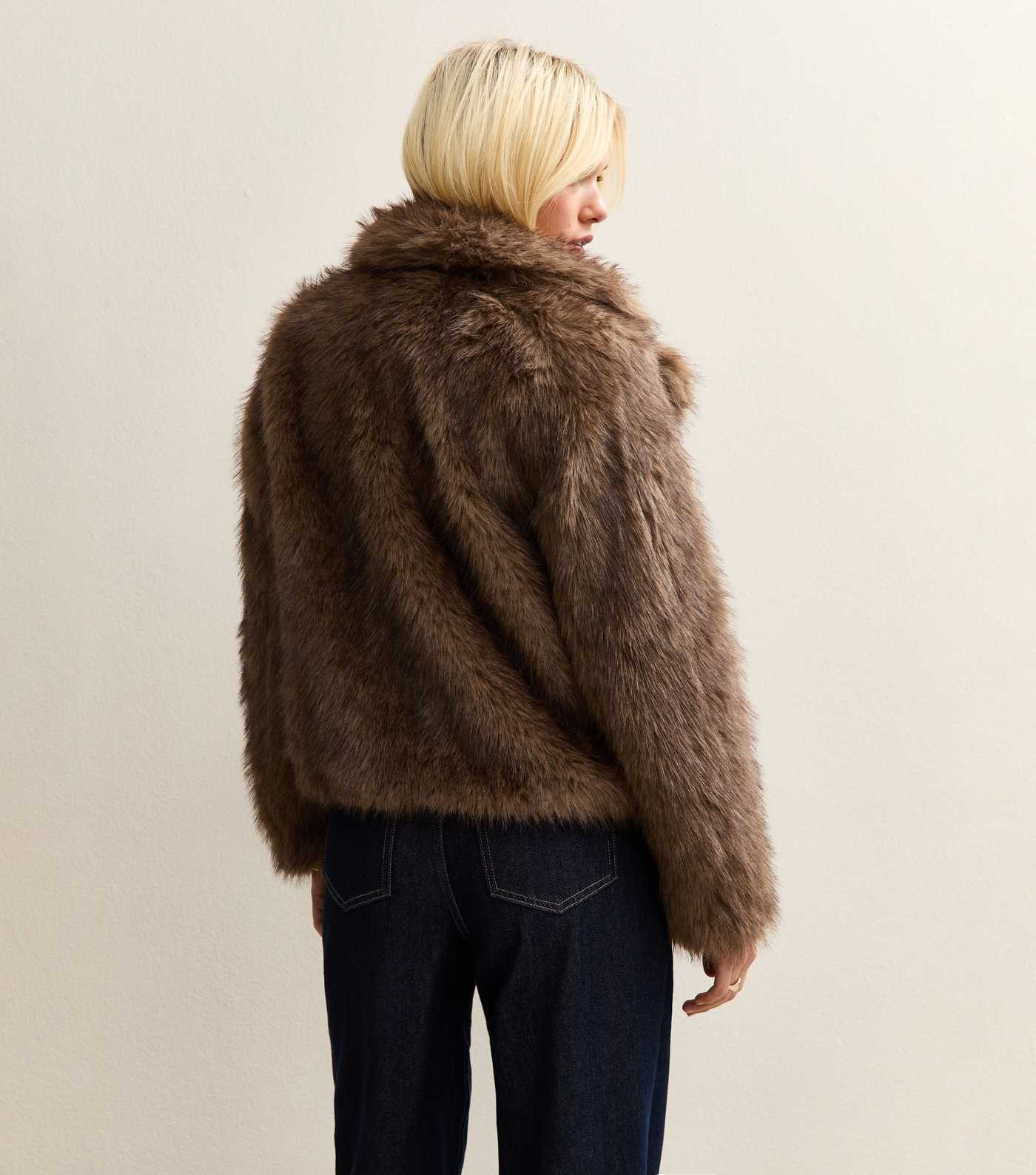 Brown Faux Fur Coat | New Look | New Look (UK)