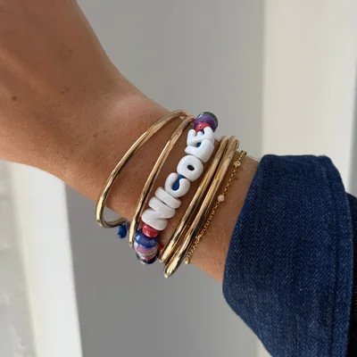 Make Waves Custom Bracelet - Dark Multi | BaubleBar