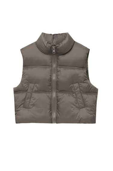 SHORT PUFFER GILET | PULL and BEAR UK