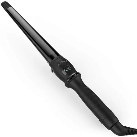 Xtava It Curl Travel Size Professional 0.75 to 1.25 Tourmaline & Ceramics Hair Curling Wand with Glo | Walmart (US)