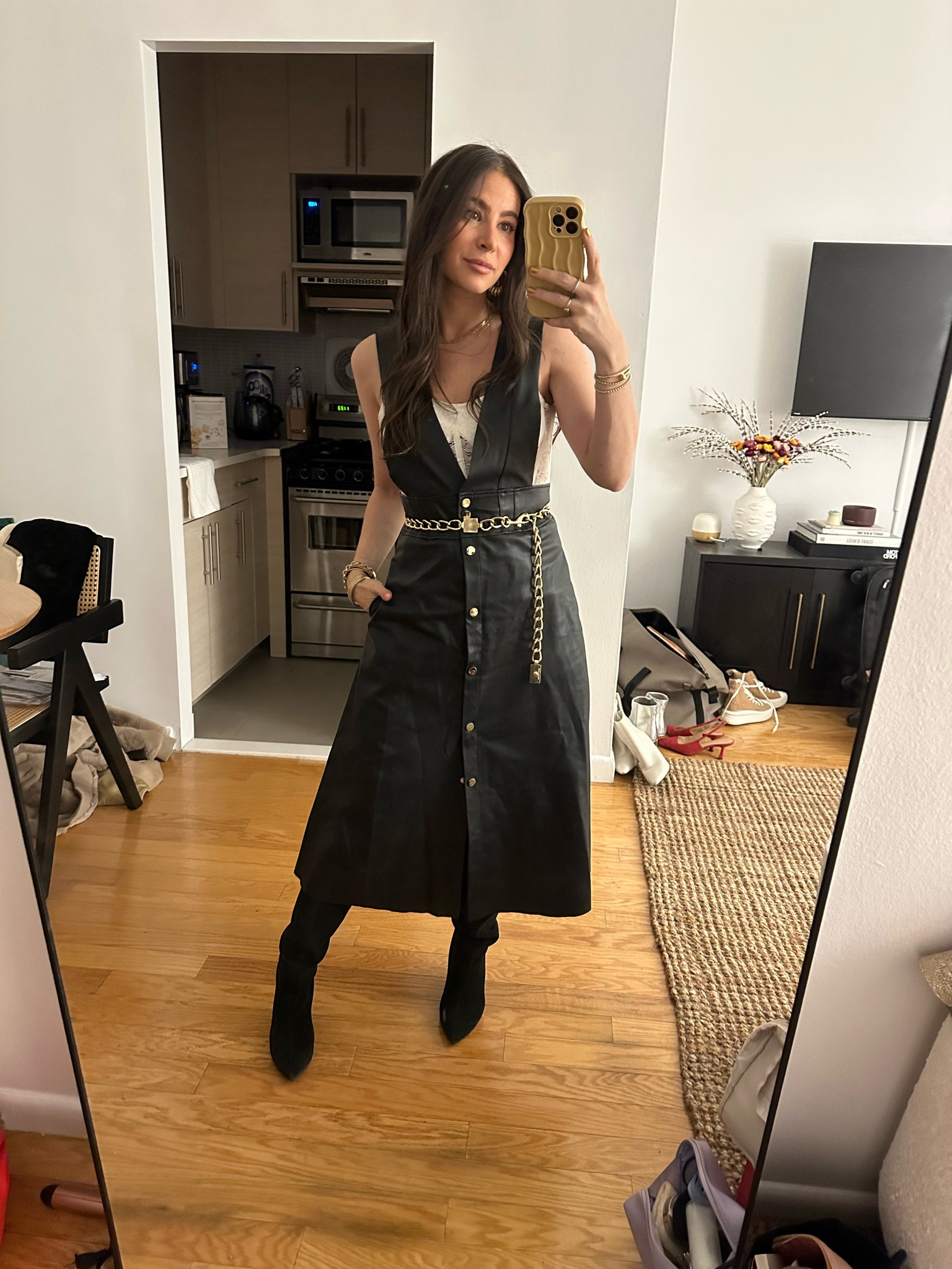 Leather weather 🖤

#LTKSeasonal #LTKstyletip #LTKfindsunder100