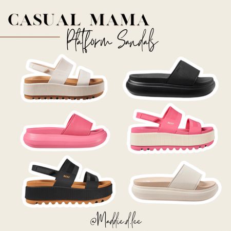 Casual mama spring + summer platform sandals 

#LTKSeasonal #LTKstyletip #LTKshoecrush