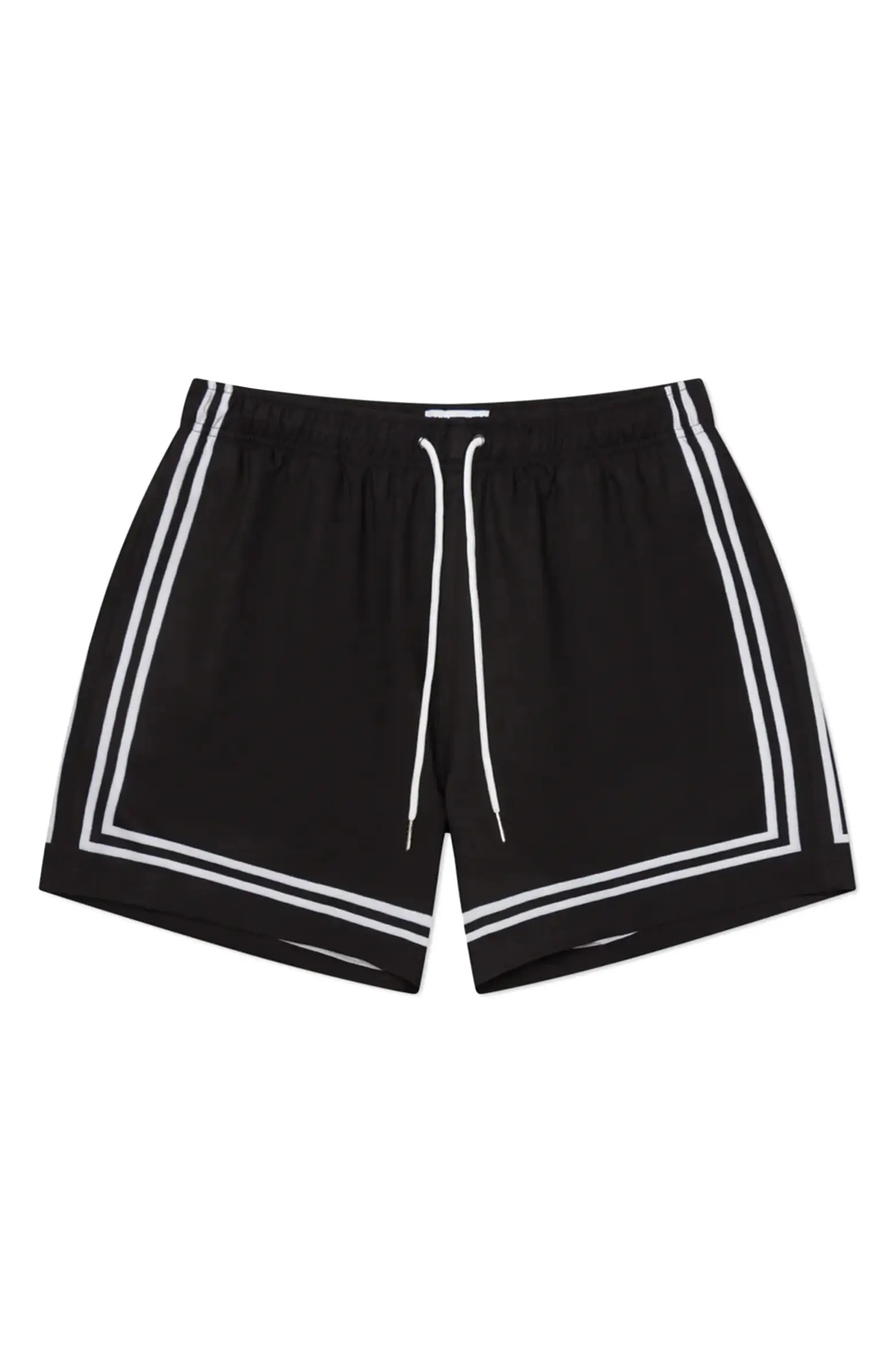Black Game Performance Swim Trunks | Nordstrom