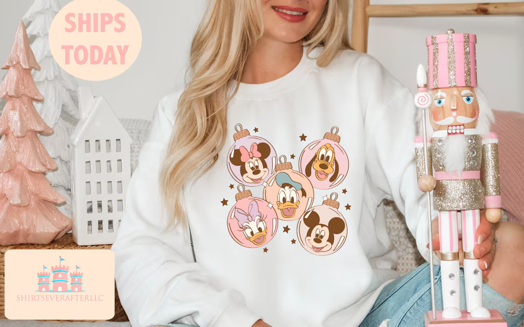 Vintage Mickey and Friend Christmas Shirtdisney Ears - Etsy | Etsy (US)
