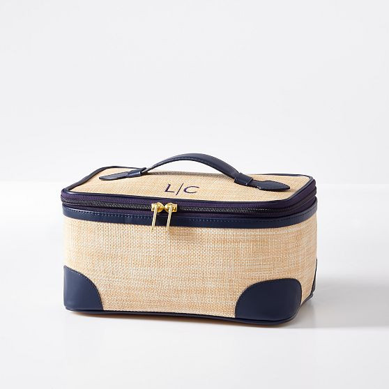 Montauk Raffia Travel Pouch | Mark and Graham