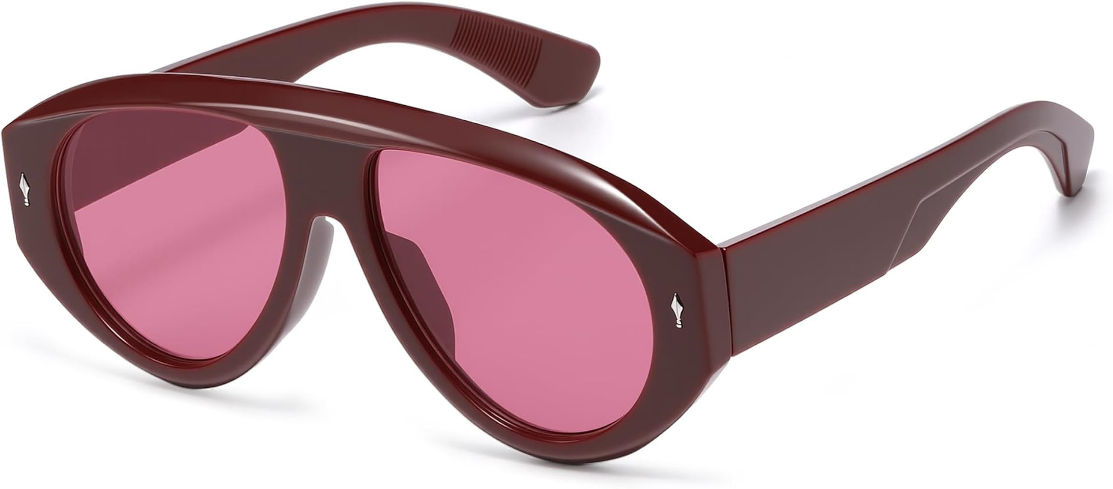 VANLINKER Trendy Oversized Retro Vintage Aviator Sunglasses for Women Men Designer Shades VL9936 | Amazon (US)