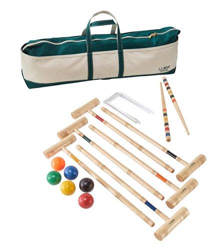 Maine Coast Croquet Set with Boat and Tote | L.L. Bean