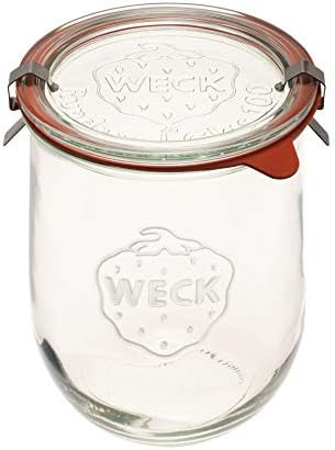 Weck Tulip Jar - Sour Dough Starter Jars for Sourdough - 1 x WECK 745 Large Clear Jar with Wide M... | Amazon (US)