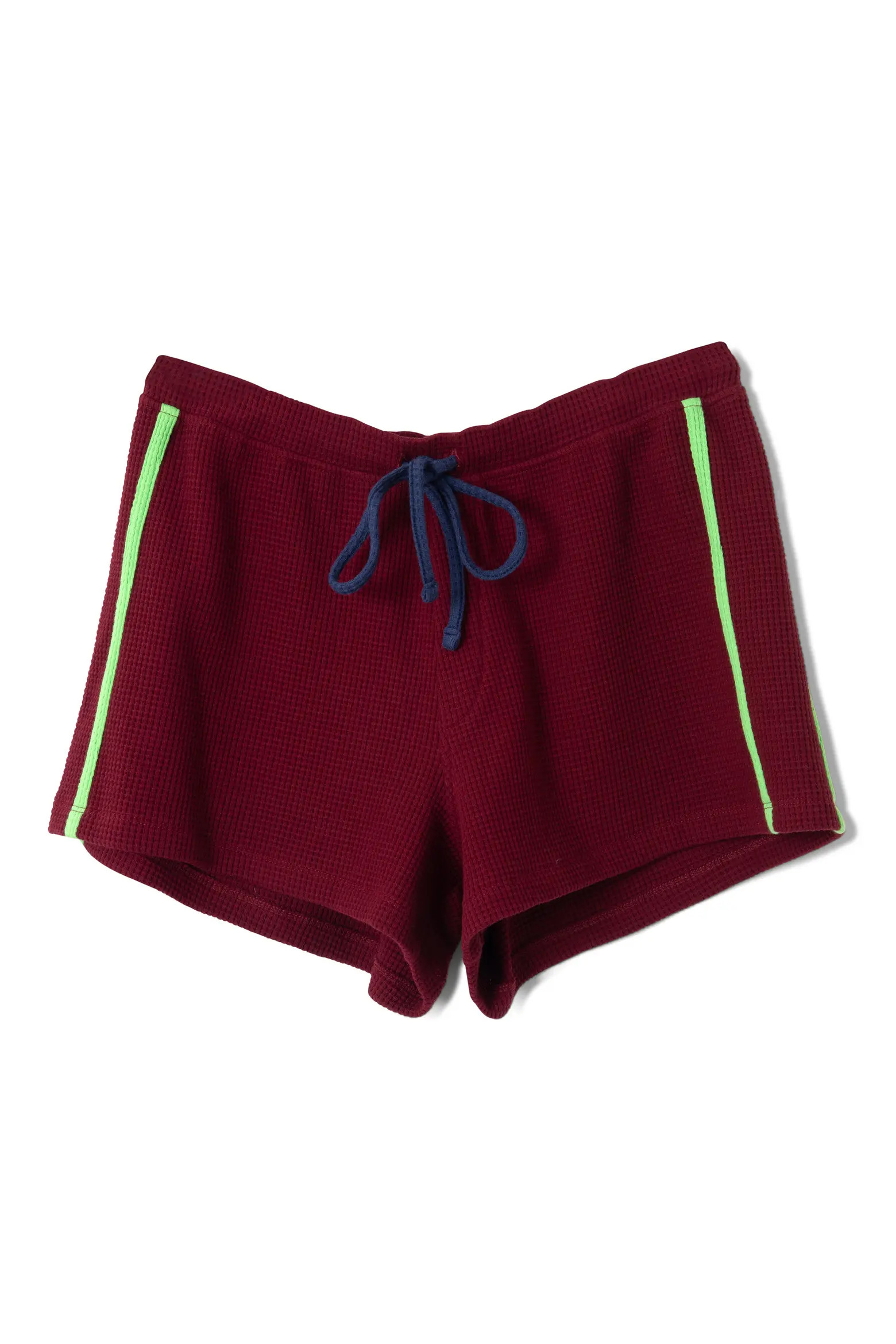 Rylee Tie Waist Waffle Stitch Shorts (Women) | Nordstrom | Nordstrom