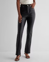 Click for more info about Super High Waisted Faux Leather '90s Slim Pant