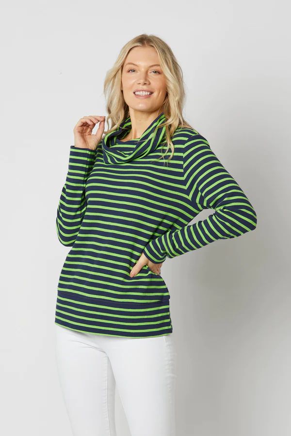 Textured Knit Cowl Neck Pullover | Sail to Sable