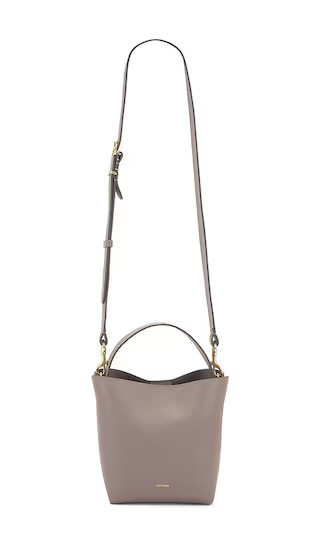 Cuyana Linea Mini Bucket Bag in Taupe. | Revolve Clothing (Global)