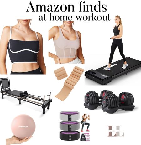 Amazon finds, at home workout routine, fitness, at home gym, Pilates, weights, walking pad, sports bra, moms on the go, fit moms 

#LTKfitness #LTKstyletip #LTKfindsunder100
