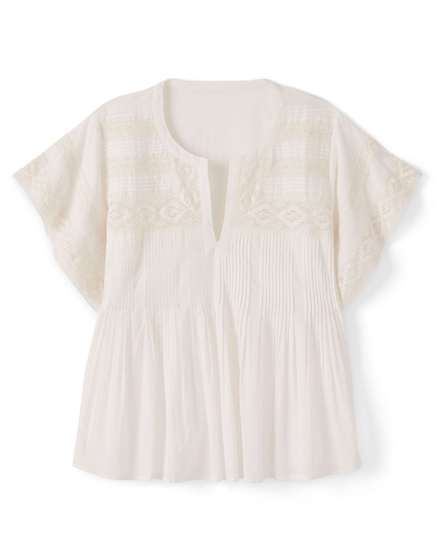 Frill Short Sleeve Blouse | Cotton Traders (UK)