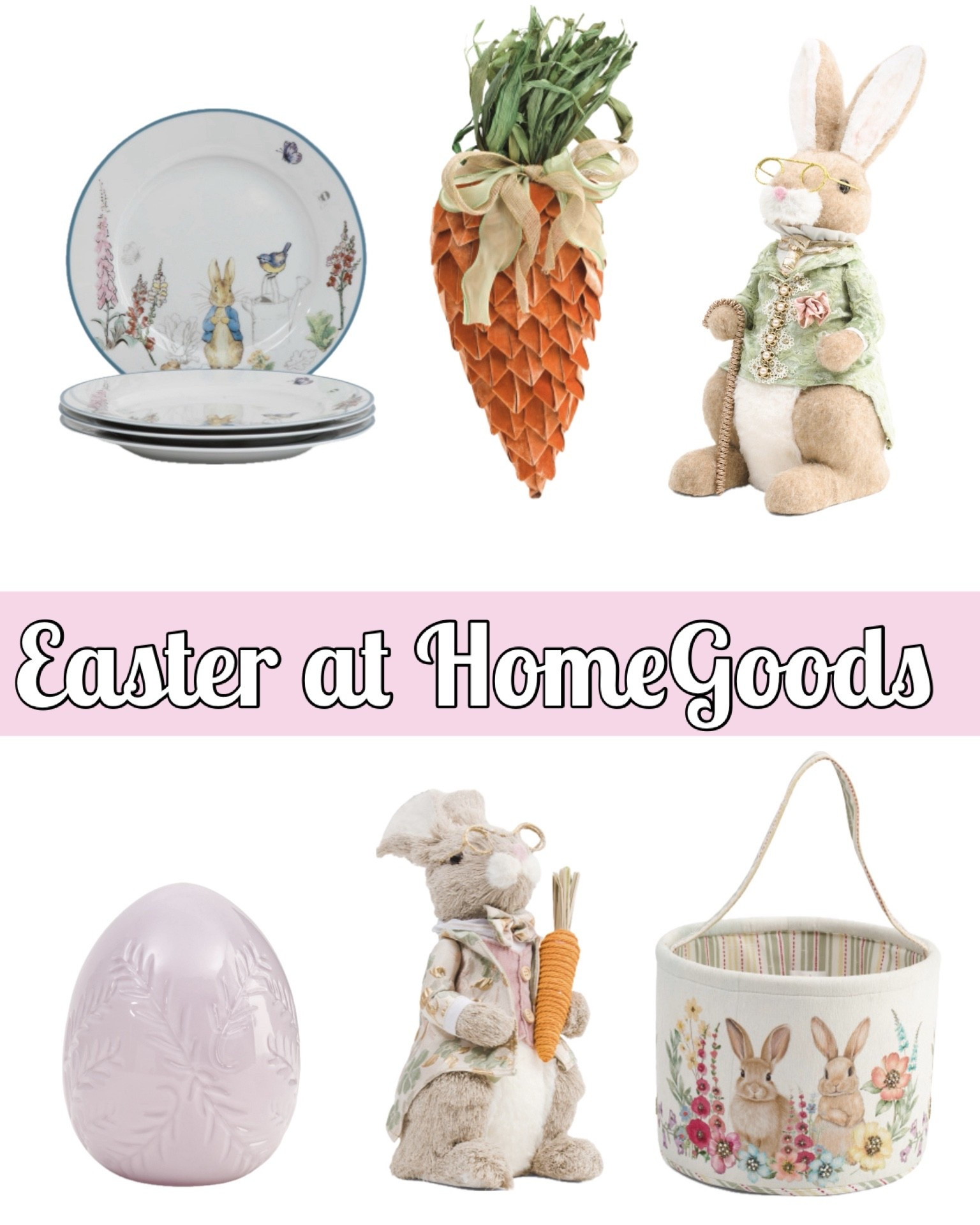 Shop my favorites for Easter from HomeGoods! 🐣🐰🥕

#LTKSpringSale #LTKHome #LTKSeasonal
