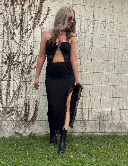 Festival outfit, black lace outfit, two piece outfit, resort style, vacation outfit, affordable outfits 

#LTKstyletip #LTKFestival #LTKfindsunder50