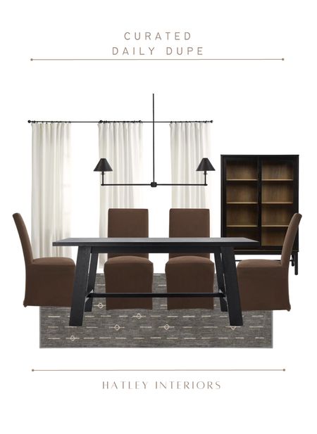 how i’d style today’s designer dupe!

dining room decor, dining room inspo, dining room mood board, pottery barn benchwright dining table dupe, black wood rectangle dining table, ruggable, washable rug, dining room cabinet, dining room storage, dining table chandelier, dining table pendant, linear pendant, daily dupe, designer for less 

#LTKFind #LTKhome