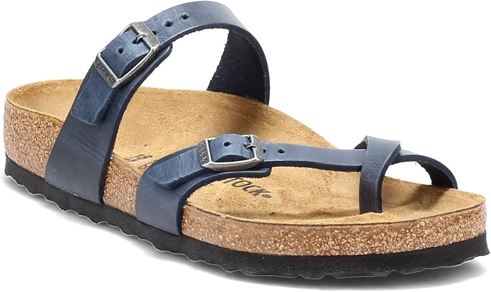 Birkenstock 1019658141 Mayari- Blue Oil LTR R 41 | Amazon (US)