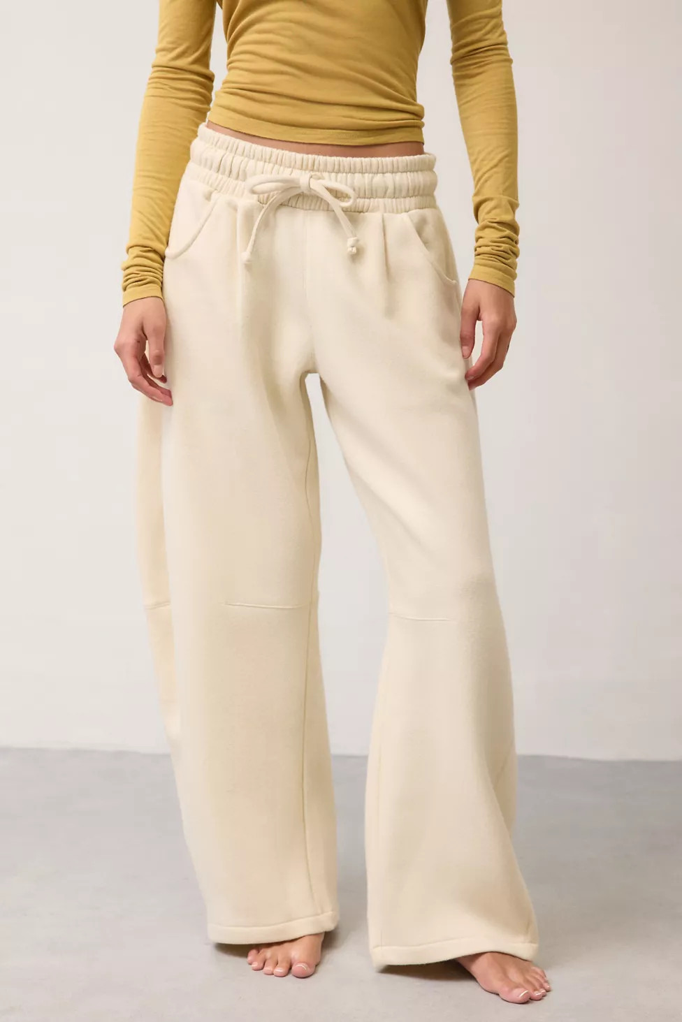 Out From Under Essential Barrel Leg Full Length Sweatpant | Urban Outfitters (US and RoW)