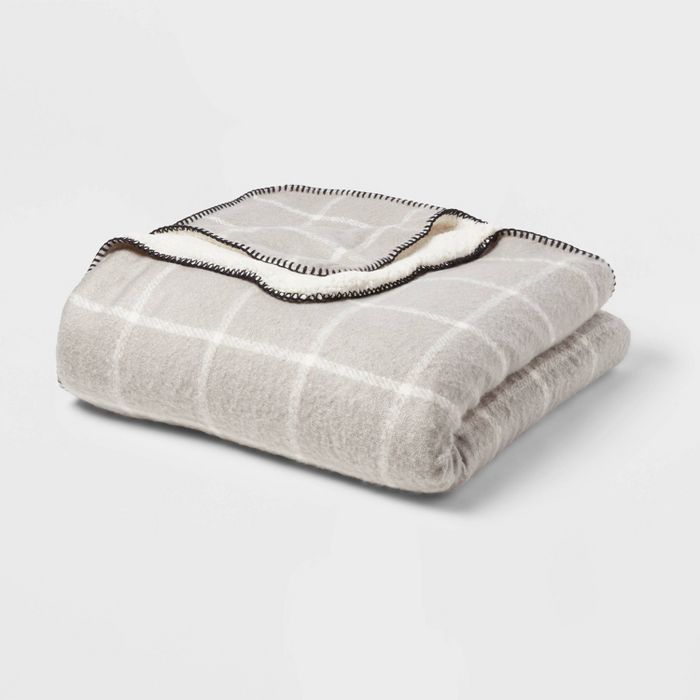 Full/Queen Holiday Print Bed Blanket - Threshold™ | Target