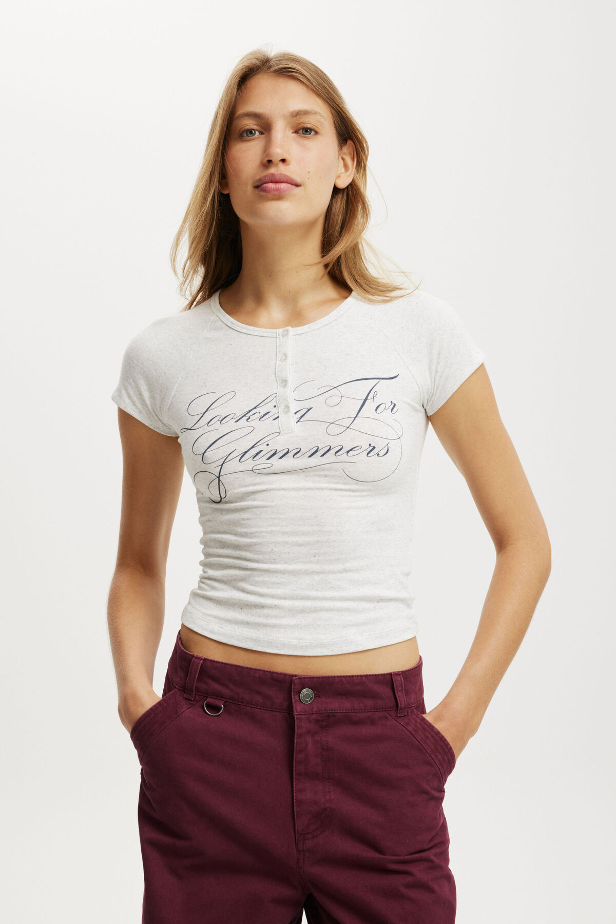 Henley Baby Raglan Graphic Tee | Cotton On (US)